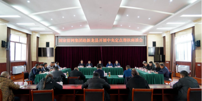参加国家管网集团赴新龙县开展中央定点帮扶工作座谈会